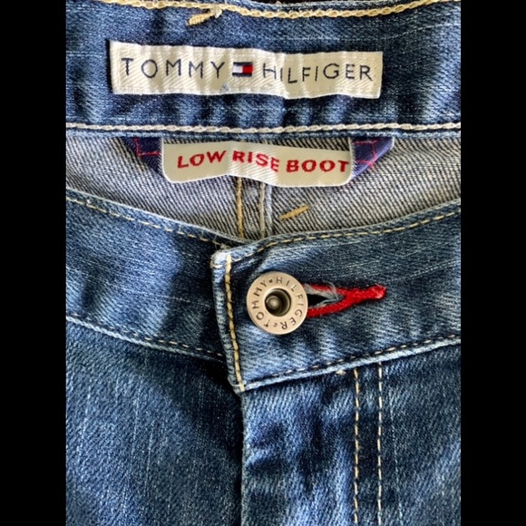 Vintage 90s Y2K Tommy Hilfiger Low Rise Boot Cut Jeans - Picture 7 of 9